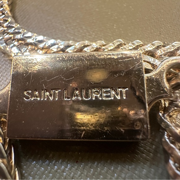 Saint Laurent Authentic Gold Tone Chain Strap Replacement Purse Hardware - Picture 5 of 9
